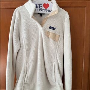 Patagonia Cream Fleece Jacket